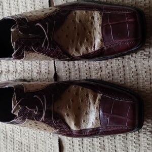 Stacey Adams two tone shoes great condition